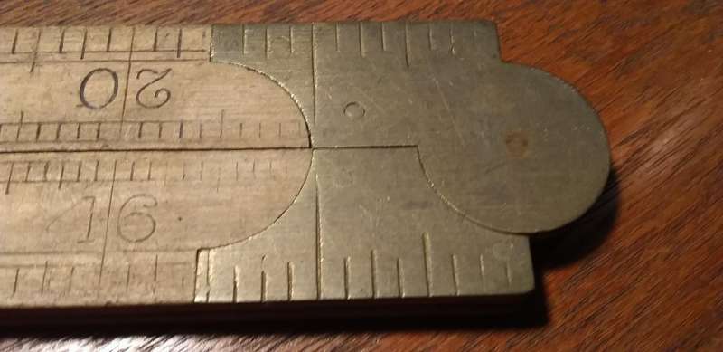 Witco No 202 Made In Denmark Folding Carpenter Ruler