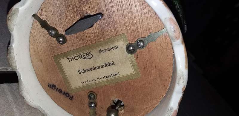 Vintage Thorens Swiss Beer Stein.
