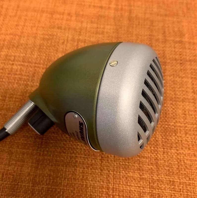 Shure 520DX "Green Bullet" Harmonica Microphone
