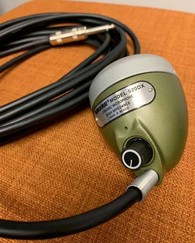 Shure 520DX "Green Bullet" Harmonica Microphone