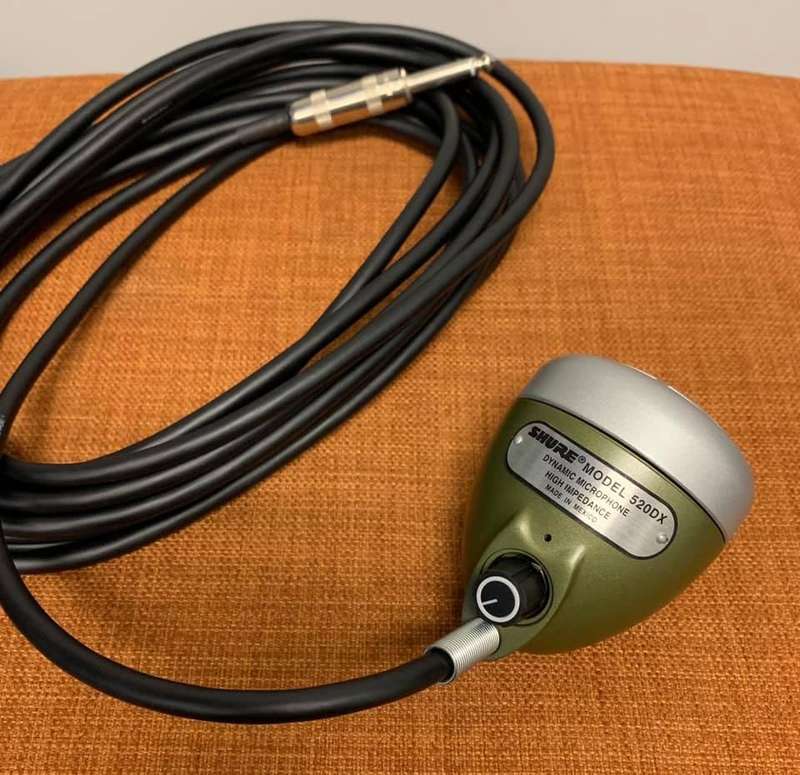 Shure 520DX "Green Bullet" Harmonica Microphone