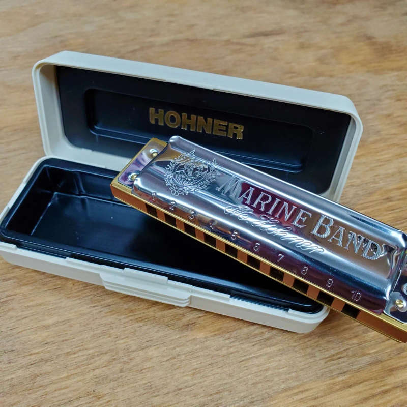 Marine Band Harmonica by Hohner - Key of Db (D Flat)