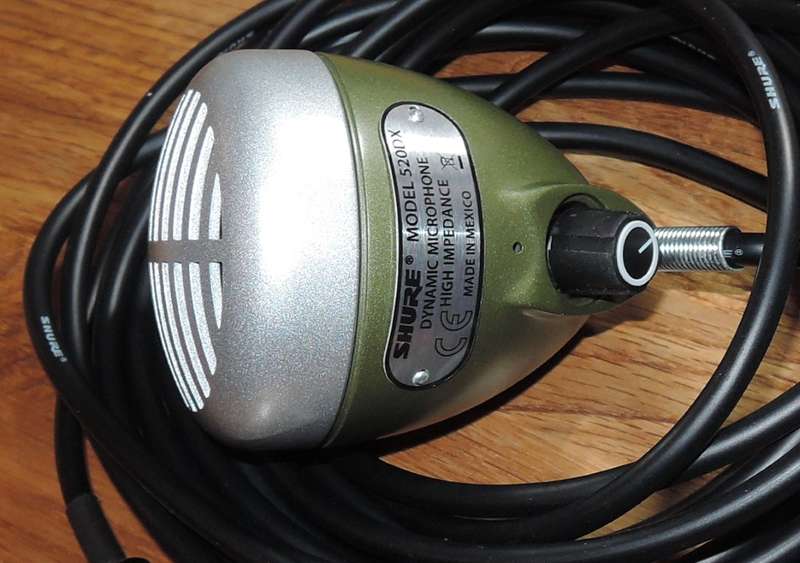 Shure 520DX "Green Bullet" Harmonica Microphone