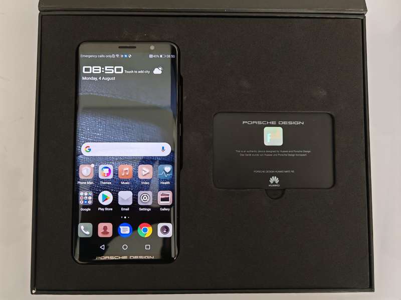 Porsche Design Huawei Mate RS 256GB Dual Sim 4G/LTE Smartphone (Black) - Collectors dream