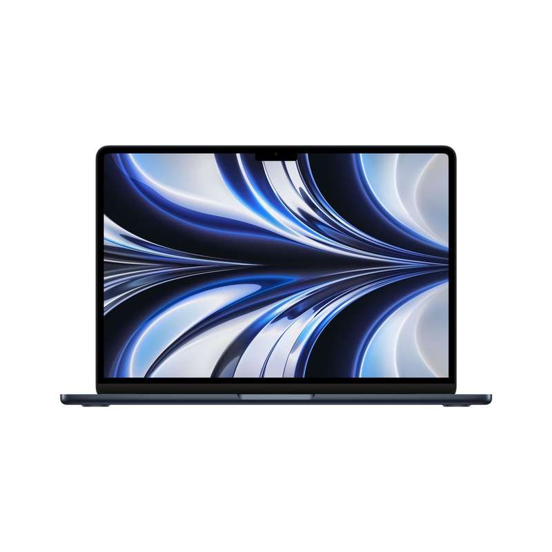 Apple 13 inch MacBook Air with M2 Chip, 8 Core CPU 8 Core GPU 256GB - Midnight