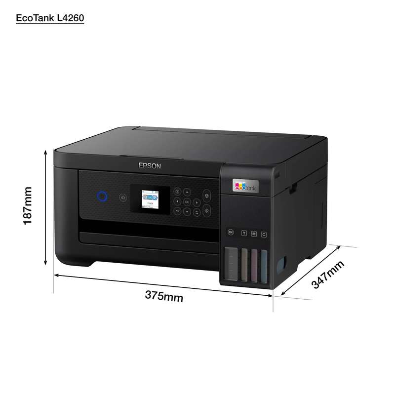 Epson L4260 EcoTank, A4, 3 in 1, Wi-Fi, Double Sided Printing, Printer