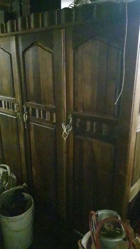 KNYSNA BLACK WOOD wardrobe set