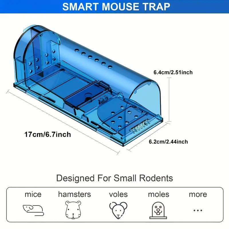 MouseTrap Catch and Release Mice Live Catcher set of 2