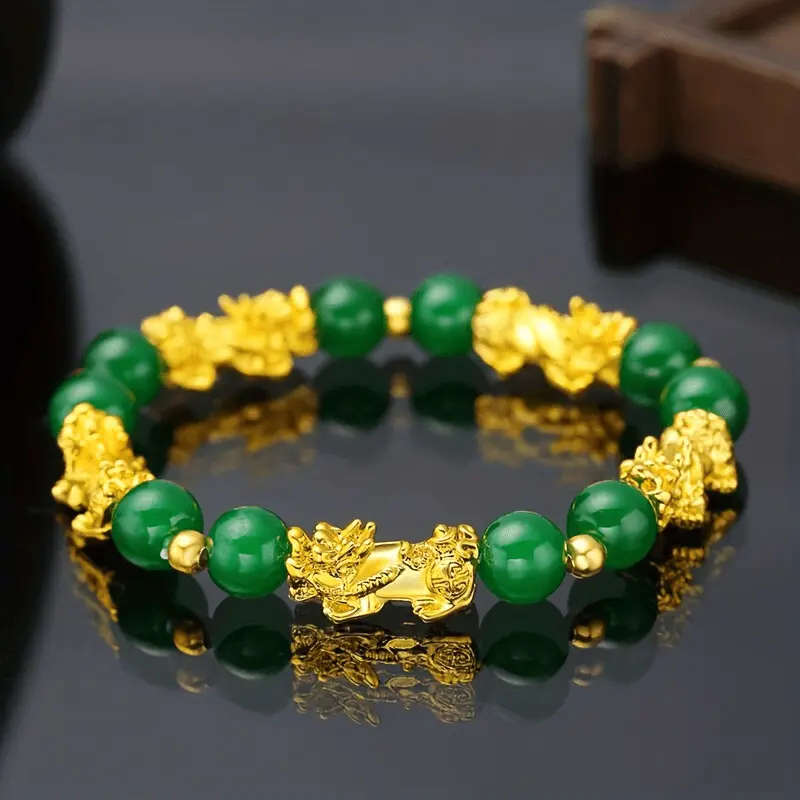 Fortune Lucky Dragon Charm Good Luck Bracelet
