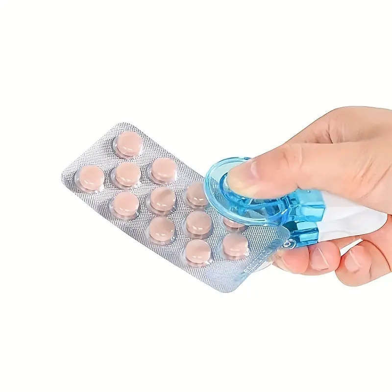 Compact Pill Dispenser with Capsule Opener
