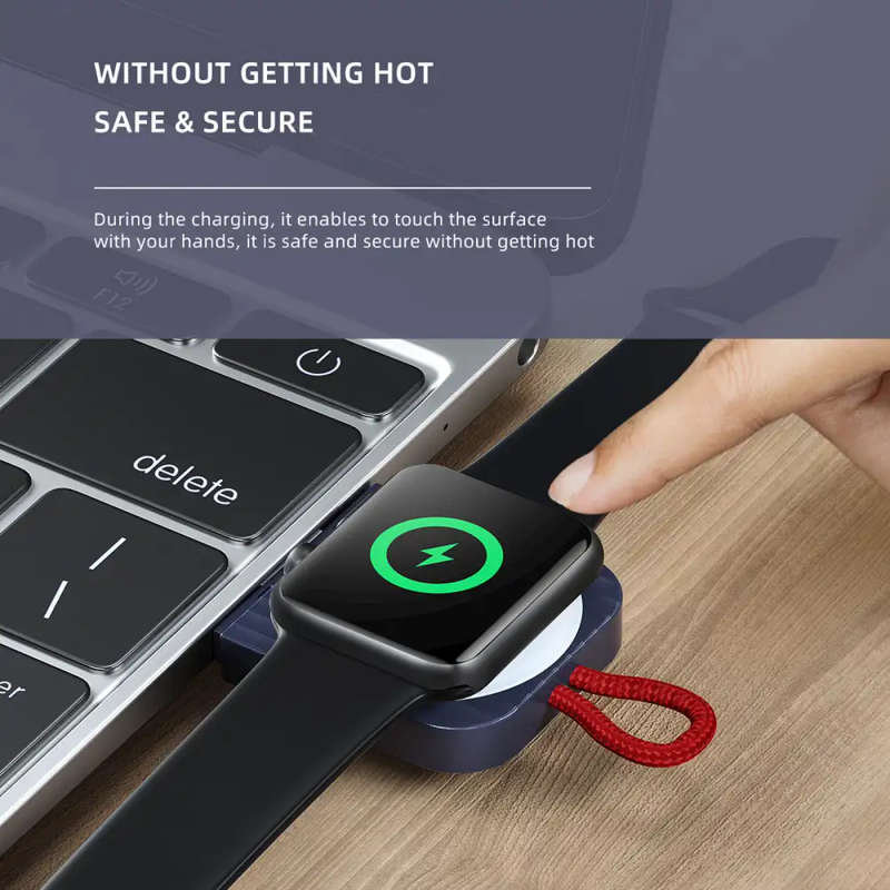 Portable Magnetic Wireless Charger Dock for Apple Watch Series