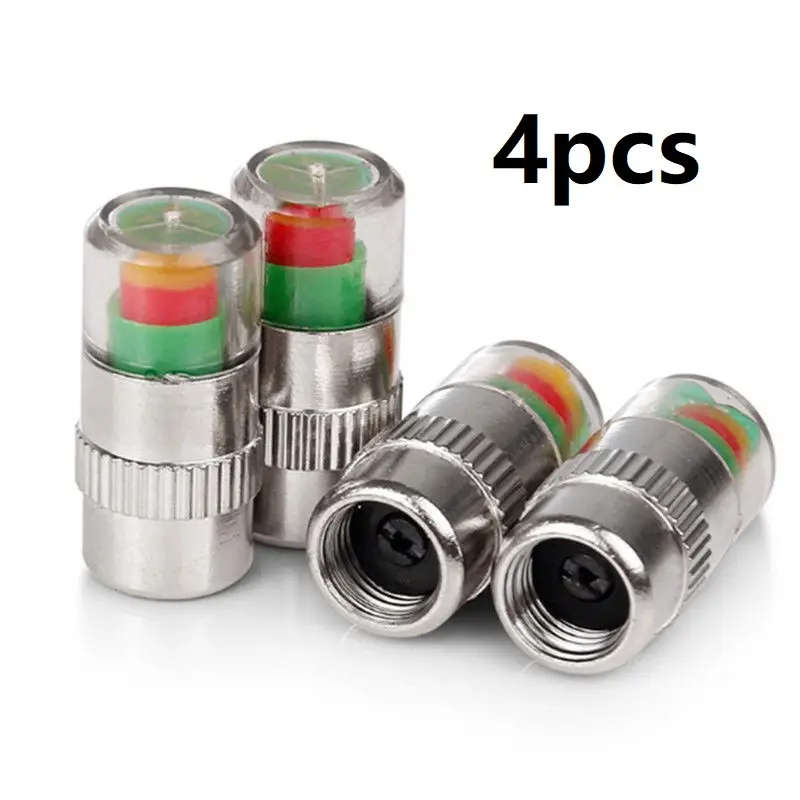 4pcs Car Tire Pressure Gauge Indicator