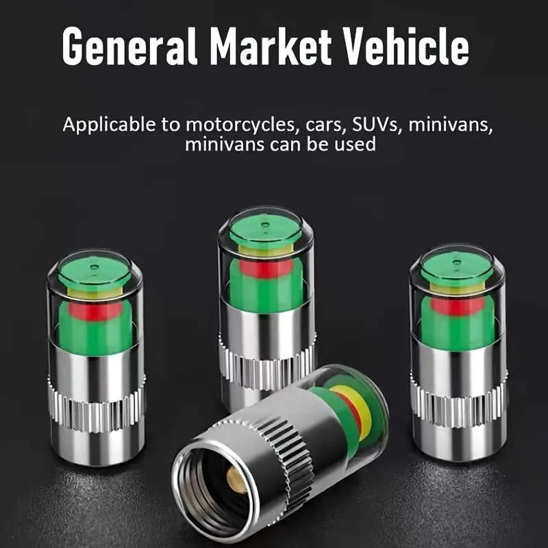 4pcs Car Tire Pressure Gauge Indicator