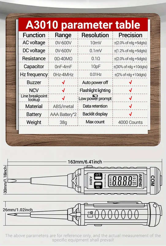 Multi-function Pen Tester Digital Multimeter