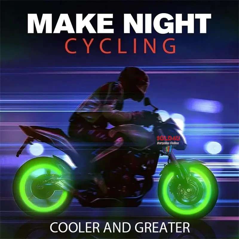 16pcs Glow in Dark Car Tyre Valve Caps Luminous  (Green + Blue)