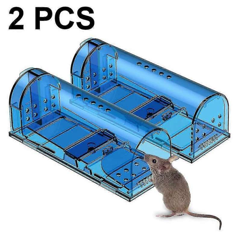 2 Pcs Mouse Trap Catch and Release Mice Live Catcher