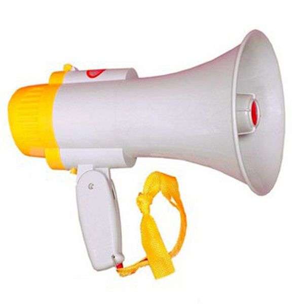 Handheld Megaphone Loud Speaker Sports Cheerleading Lightweight Portable Megaphone