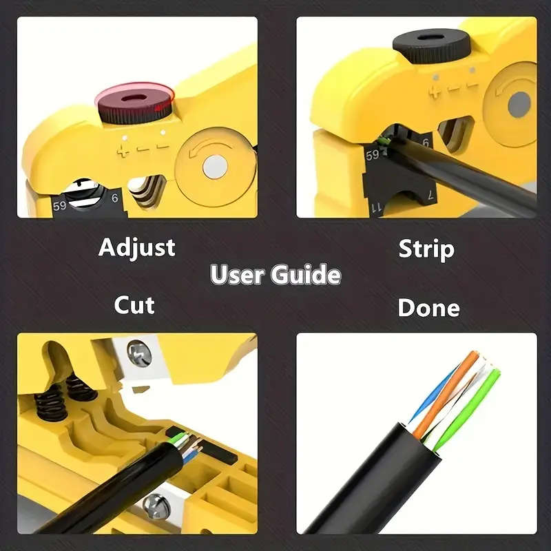 Multi-functional Electric wire Stripping Cutter