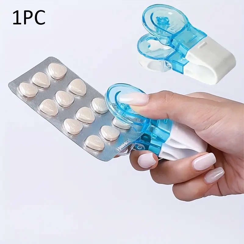 Compact Pill Dispenser with Capsule Opener