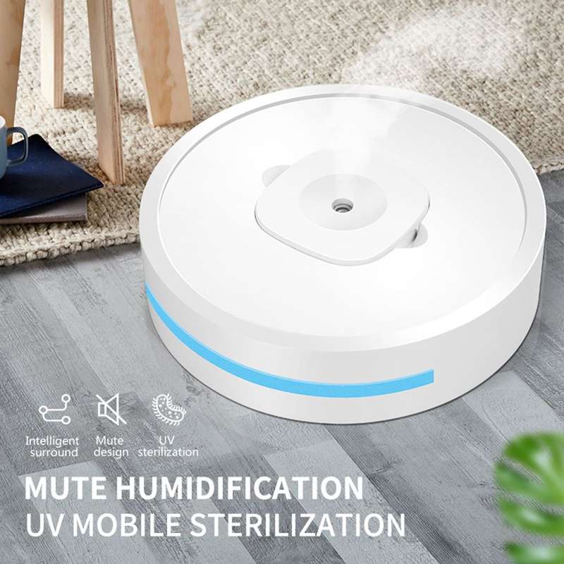 4-in-1 Movable UV Sterilizer Humidifier Air Purifier Aroma Diffuser
