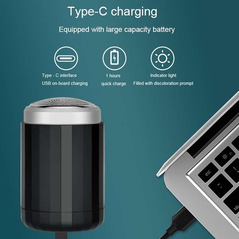 Travel Portable Wet and Dry USB Rechargeable Mini Shaver
