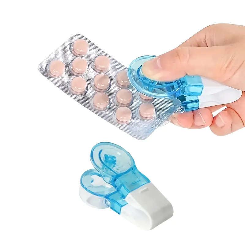 Compact Pill Dispenser with Capsule Opener