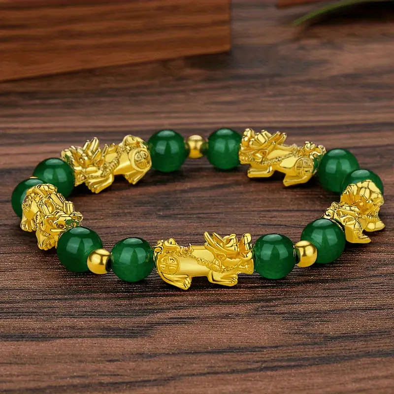Fortune Lucky Dragon Charm Good Luck Bracelet