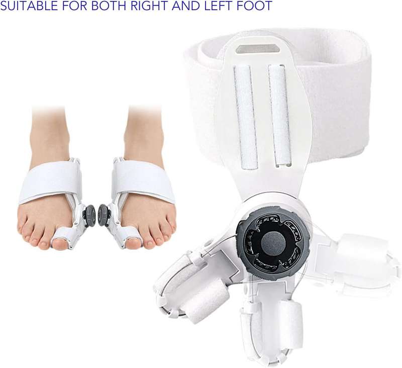 Hallux Valgus Bunion Corrector with Knob fits both legs Orthopedic Toe Straightener