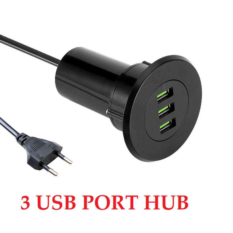 3.1A Desktop 3 Ports Splitter USB HUB Adapter