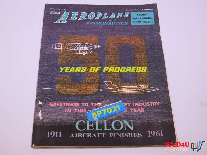 The Aeroplane and Astronautics Magazine 14 SEP 1961 - 1911 - 1961 - 50 Years of Progress