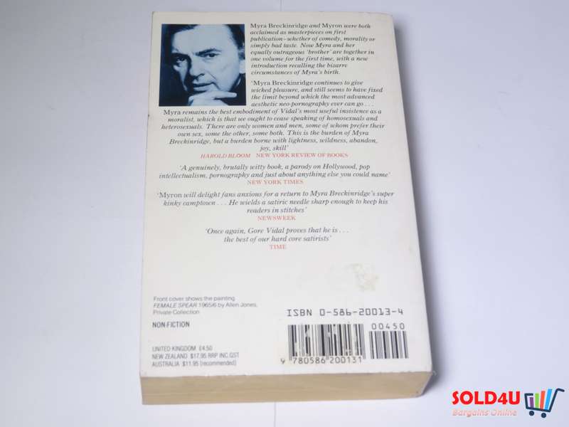 Myra Breckinridge And Myron by Gore Vidal