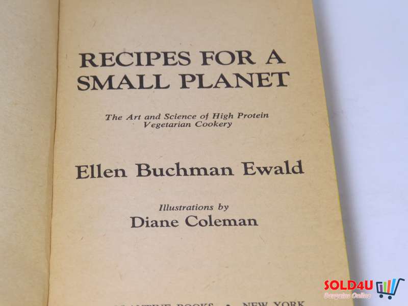 Recipes for a Small Planet - High Protein Meatless Cooking - Ellen Buchman Ewald