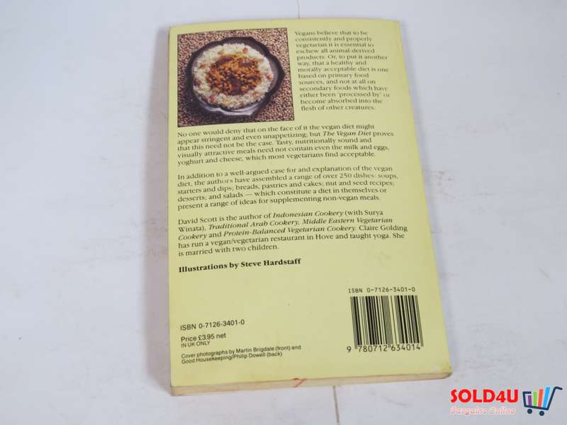 The Vegan Diet - True Vegetarian Cookery - David Scott & Claire Golding