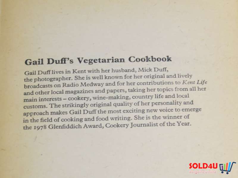 Vegetarian Cookbook by Gail Duff's