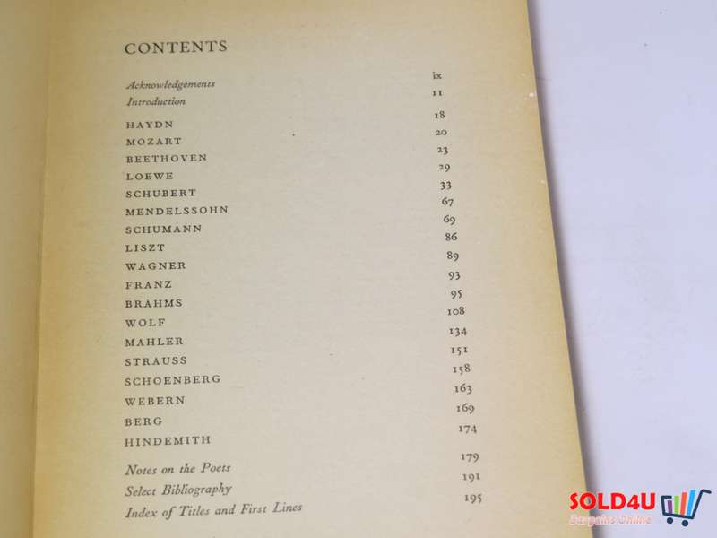 The Penguin book of Lieder by S.S.Prawer