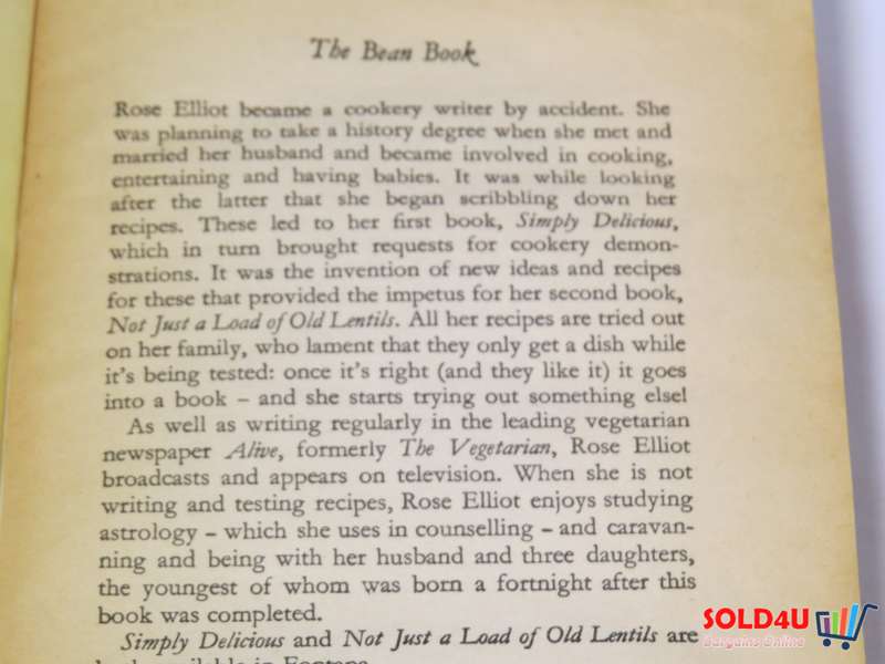 The Bean Book - Rose Elliot
