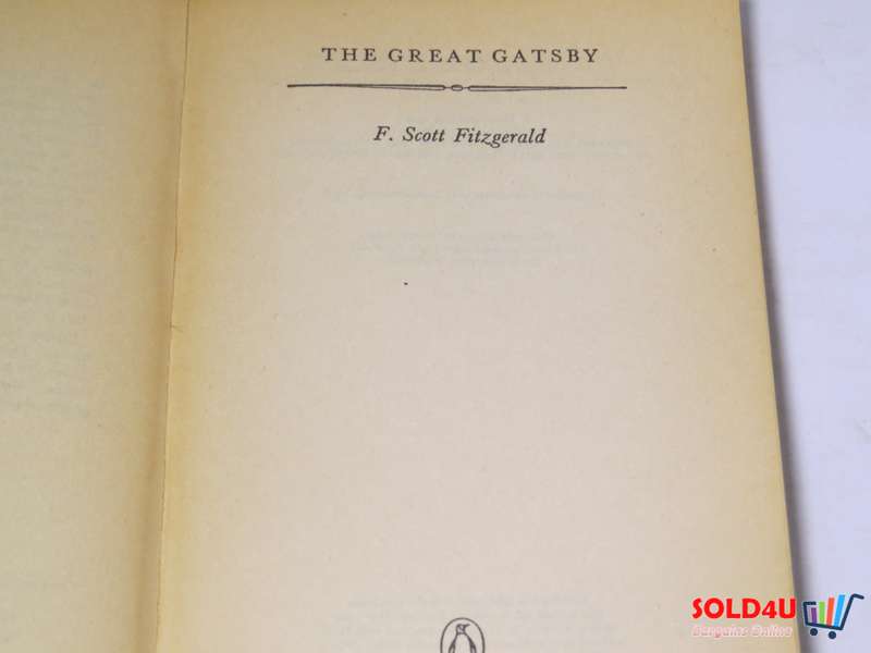 The Great Gatsby  by  F. Scott Fitzgerald