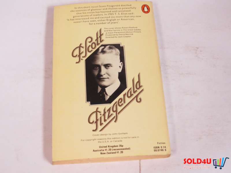 The Great Gatsby  by  F. Scott Fitzgerald