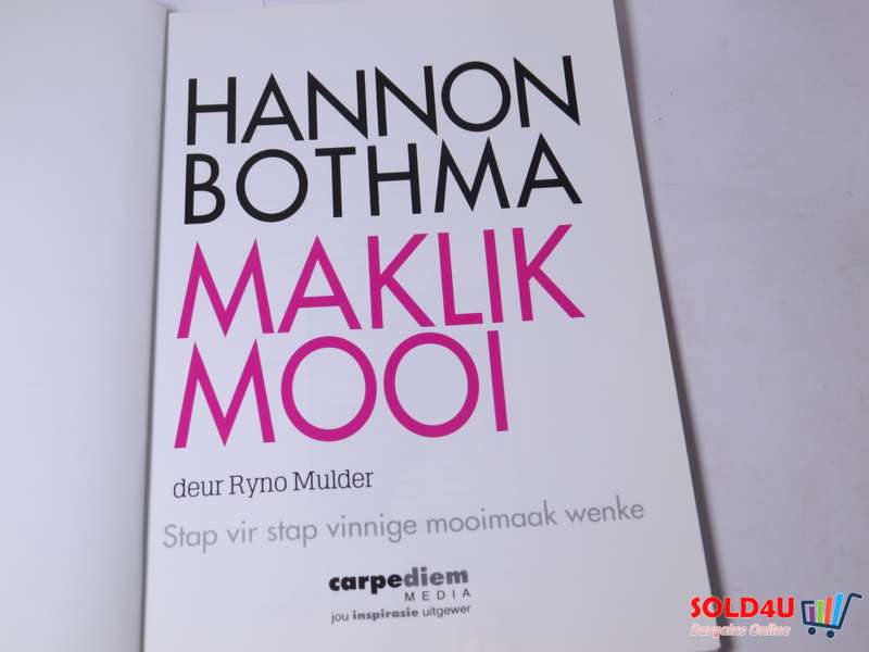 Hannon Bothma: Maklik mooi  Afrikaans  Ryno Mulder