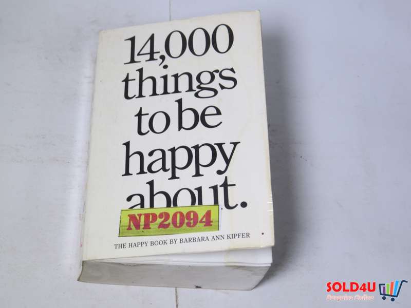 14,000 things to be happy about - The Happy Book by Barbara Ann Kipper