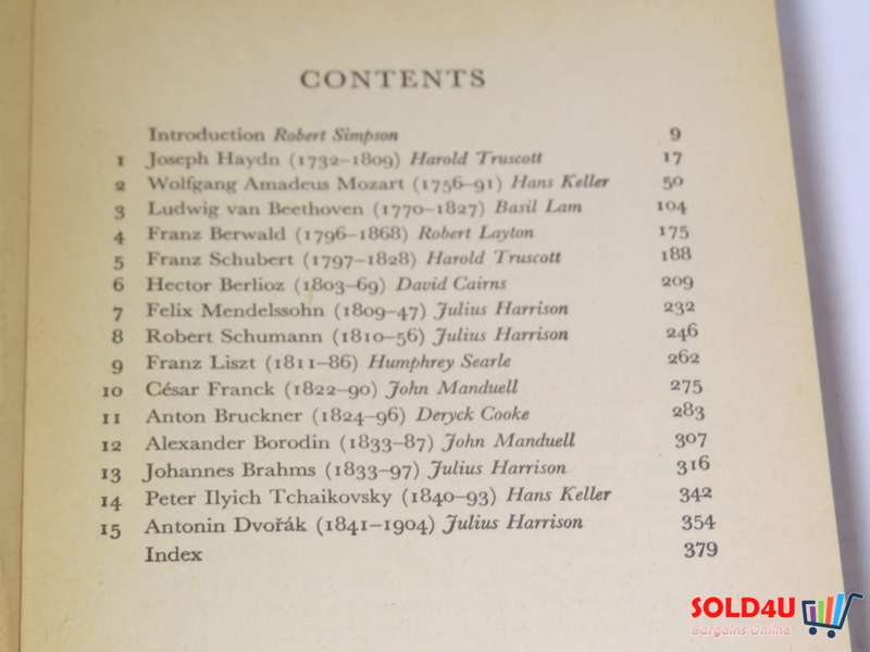 The Symphony: Volume 1: Haydn to Dvorak by Robert Simpson