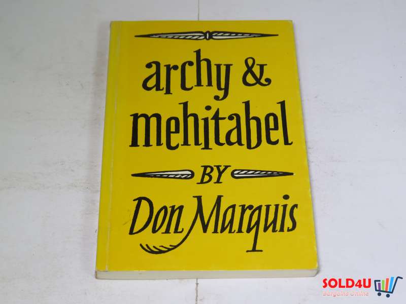 Archy and Mehitabel by Don Marquis
