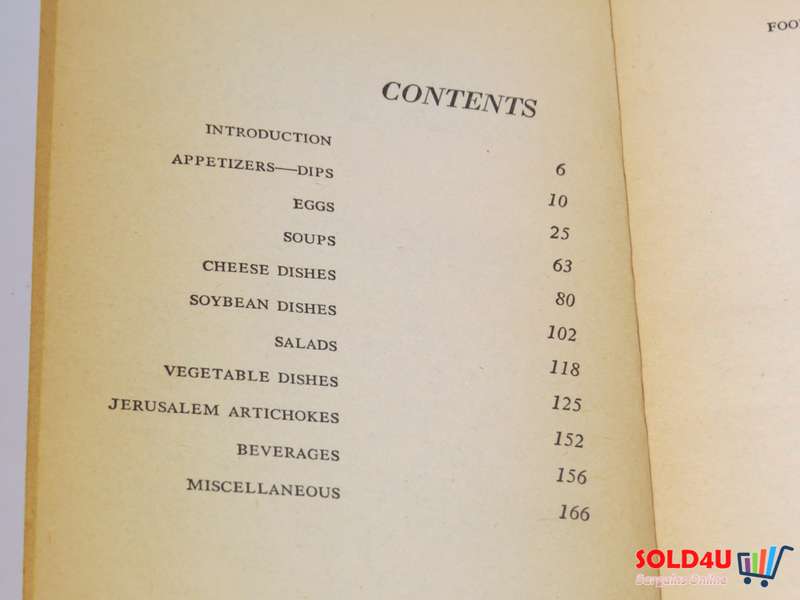 A Natural Foods Cookbook Almonds to Zoybeans by Mothey Parsons