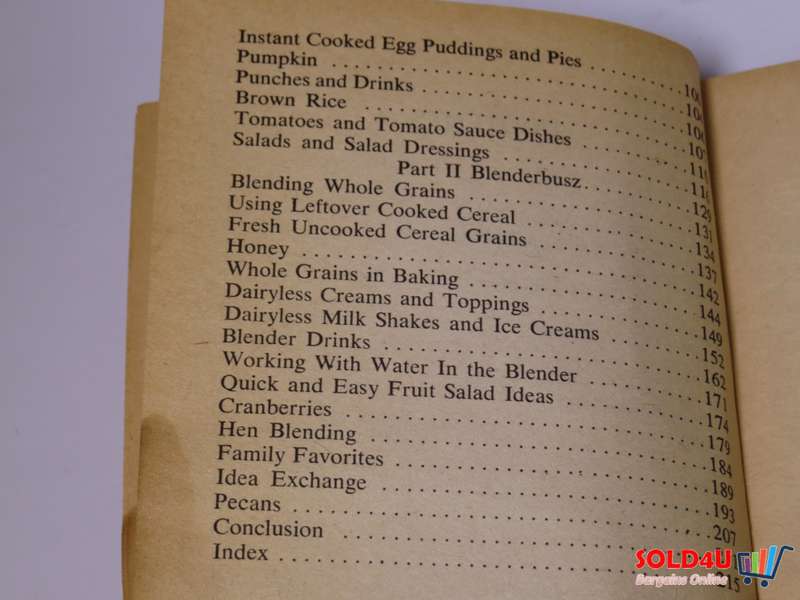 The Natural Foods  Blender Cook Book by Freida H. Nusz