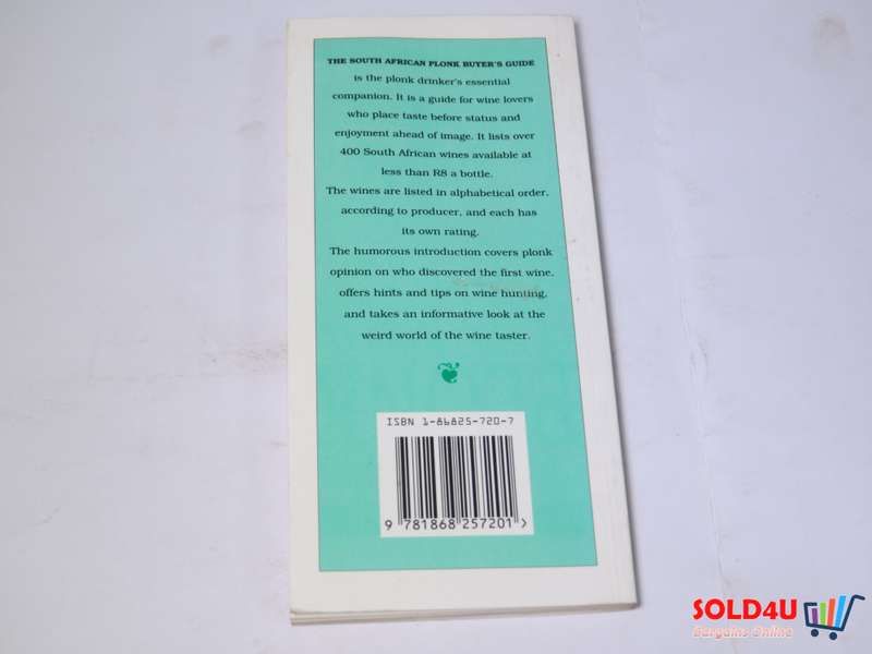 The 1995 South African Plonk Buyer's Guide - David Biggs