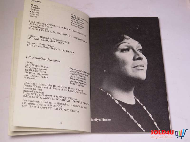 Decca Opera Complete Catalogue