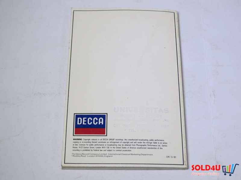 Decca Opera Complete Catalogue