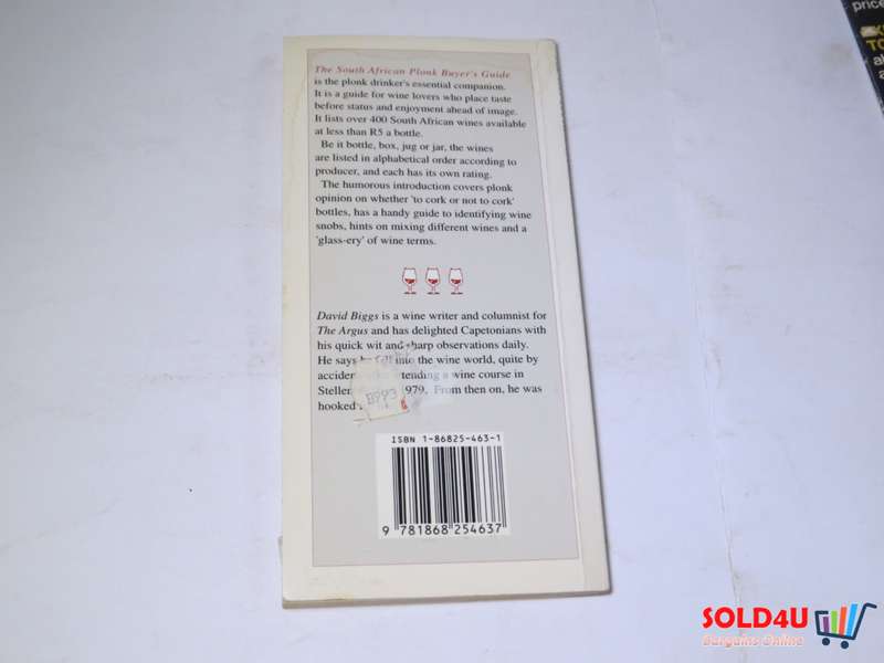 The 1994 South African Plonk Buyer's guide - David Biggs