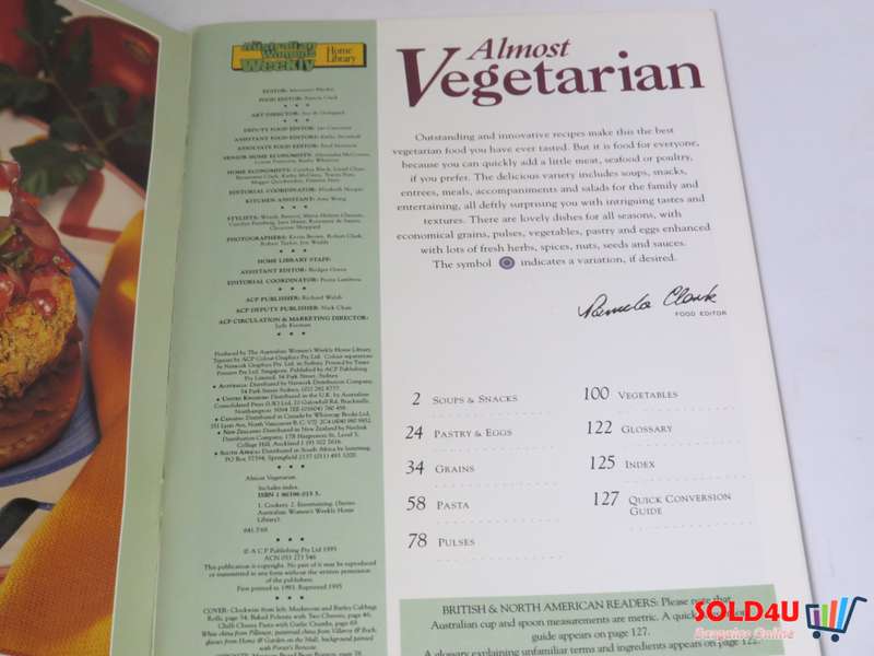 Almost Vegetarian by Australian Women's Weekly