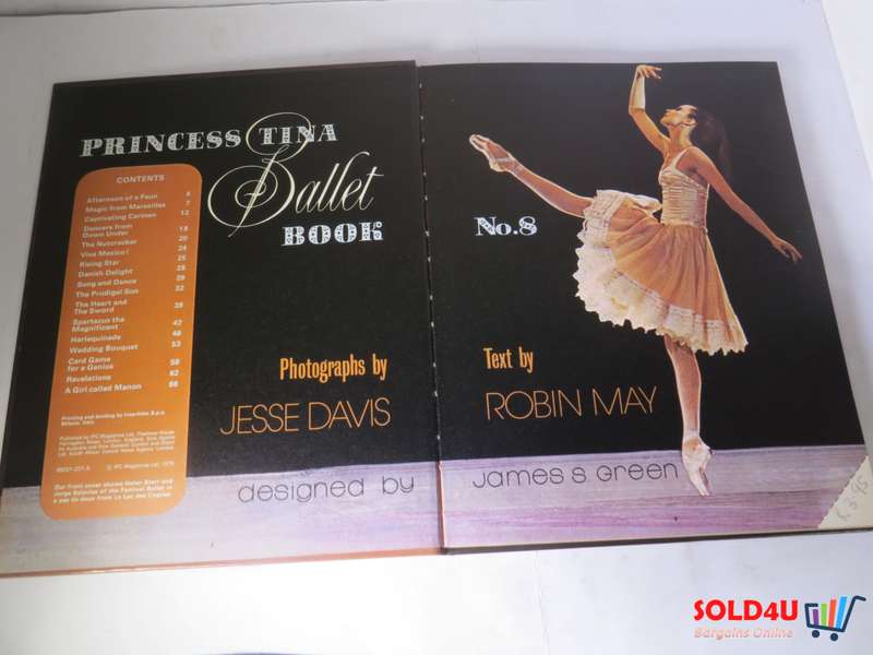 Princess Tina Ballet Book No.8 by Robin May